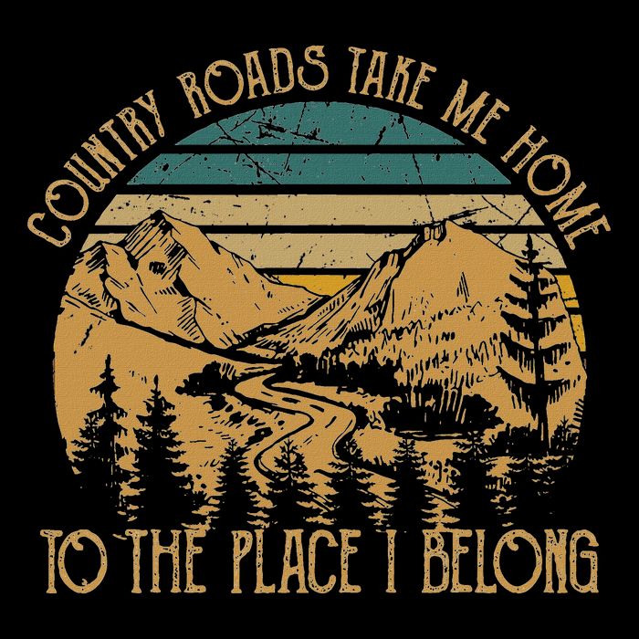 Funny Guitars Arts Country Roads Take Me Home Quotes Music Backpack