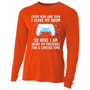 Funny Gamer Art For Men Women Gaming Gamer Video Game Lover Cooling Performance Long Sleeve Crew