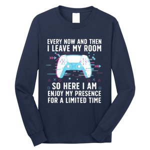 Funny Gamer Art For Men Women Gaming Gamer Video Game Lover Long Sleeve Shirt