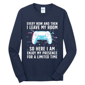 Funny Gamer Art For Men Women Gaming Gamer Video Game Lover Tall Long Sleeve T-Shirt