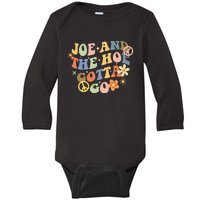 Funny Groovy Anti Biden. Joe And The Ho Gotta Gotta Go!! Baby Long Sleeve Bodysuit