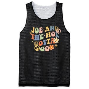 Funny Groovy Anti Biden. Joe And The Ho Gotta Gotta Go!! Mesh Reversible Basketball Jersey Tank