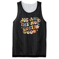 Funny Groovy Anti Biden. Joe And The Ho Gotta Gotta Go!! Mesh Reversible Basketball Jersey Tank