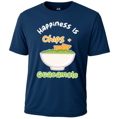Funny Guacamole And Chips Guacamole Lovers Avocado Fans Cooling Performance Crew T-Shirt