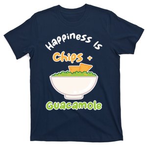 Funny Guacamole And Chips Guacamole Lovers Avocado Fans T-Shirt