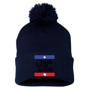 Anti Texas GOP Shirt Fuck Greg Abbott Pom Pom 12in Knit Beanie