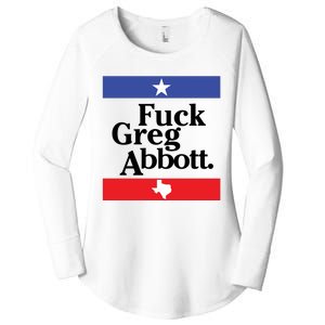 Anti Texas GOP Shirt Fuck Greg Abbott Women's Perfect Tri Tunic Long Sleeve Shirt