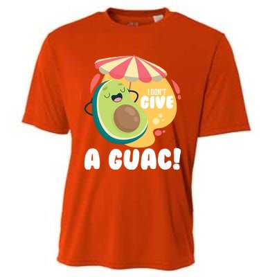 For Guacamole Avocado I Dont Give A Guac Gift Cooling Performance Crew T-Shirt