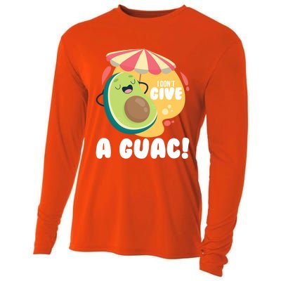 For Guacamole Avocado I Dont Give A Guac Gift Cooling Performance Long Sleeve Crew