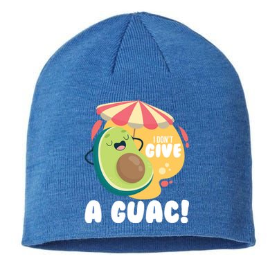 For Guacamole Avocado I Dont Give A Guac Gift Sustainable Beanie