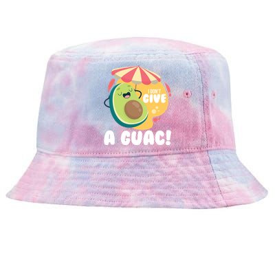 For Guacamole Avocado I Dont Give A Guac Gift Tie-Dyed Bucket Hat