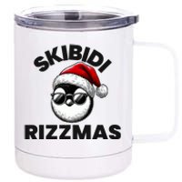 Funny Gen Alpha Slang Christmas Penguin 12 oz Stainless Steel Tumbler Cup