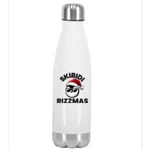 Funny Gen Alpha Slang Christmas Penguin Stainless Steel Insulated Water Bottle