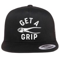 Funny Get A Grip Flatbill Hat