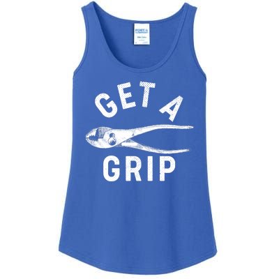 Funny Get A Grip Ladies Essential Tank