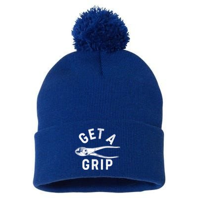 Funny Get A Grip Pom Pom 12in Knit Beanie