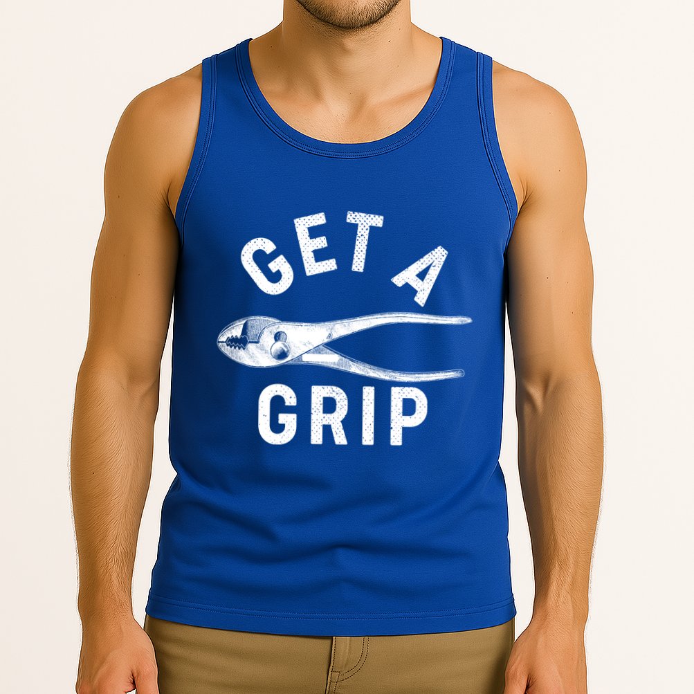 Funny Get A Grip Tank Top