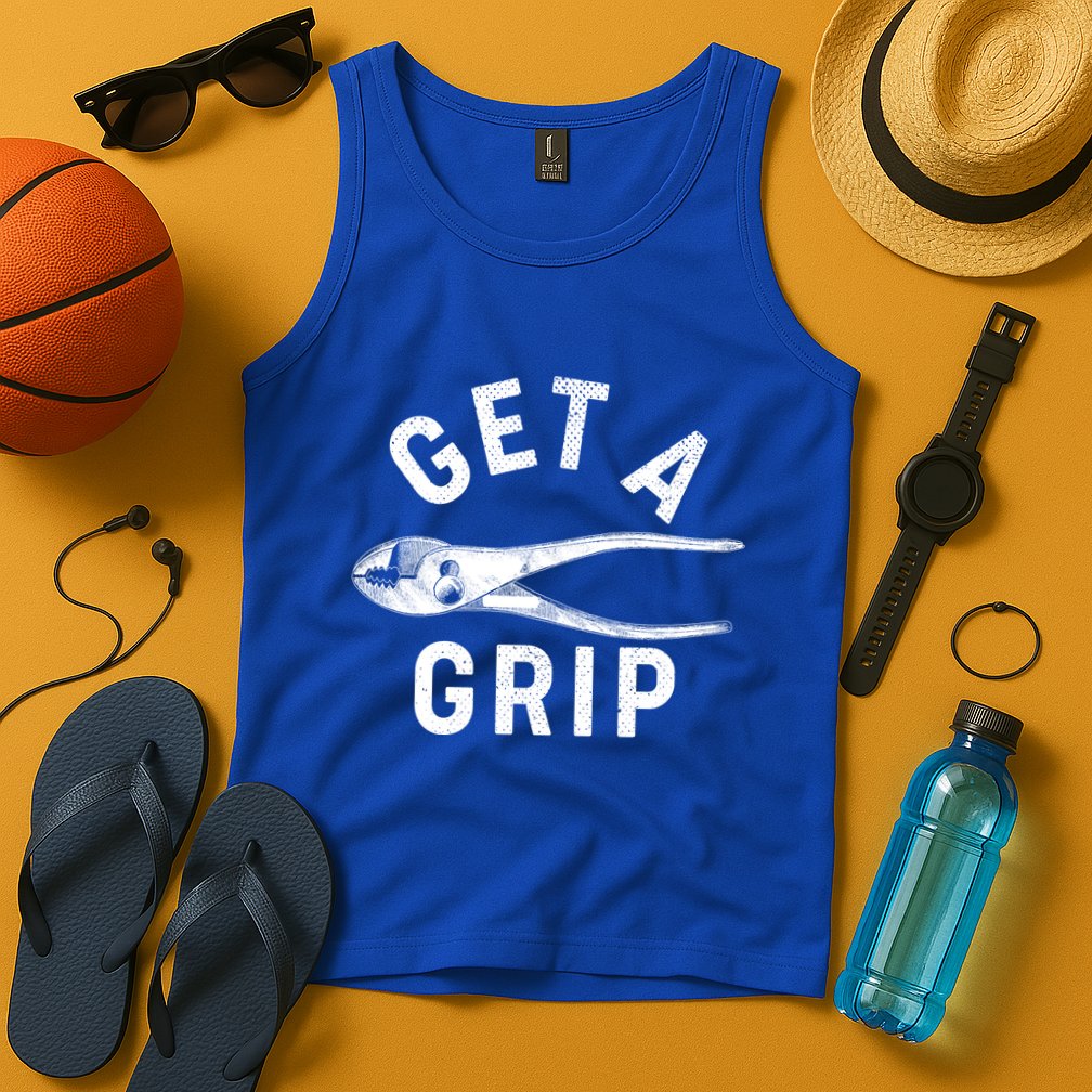 Funny Get A Grip Tank Top