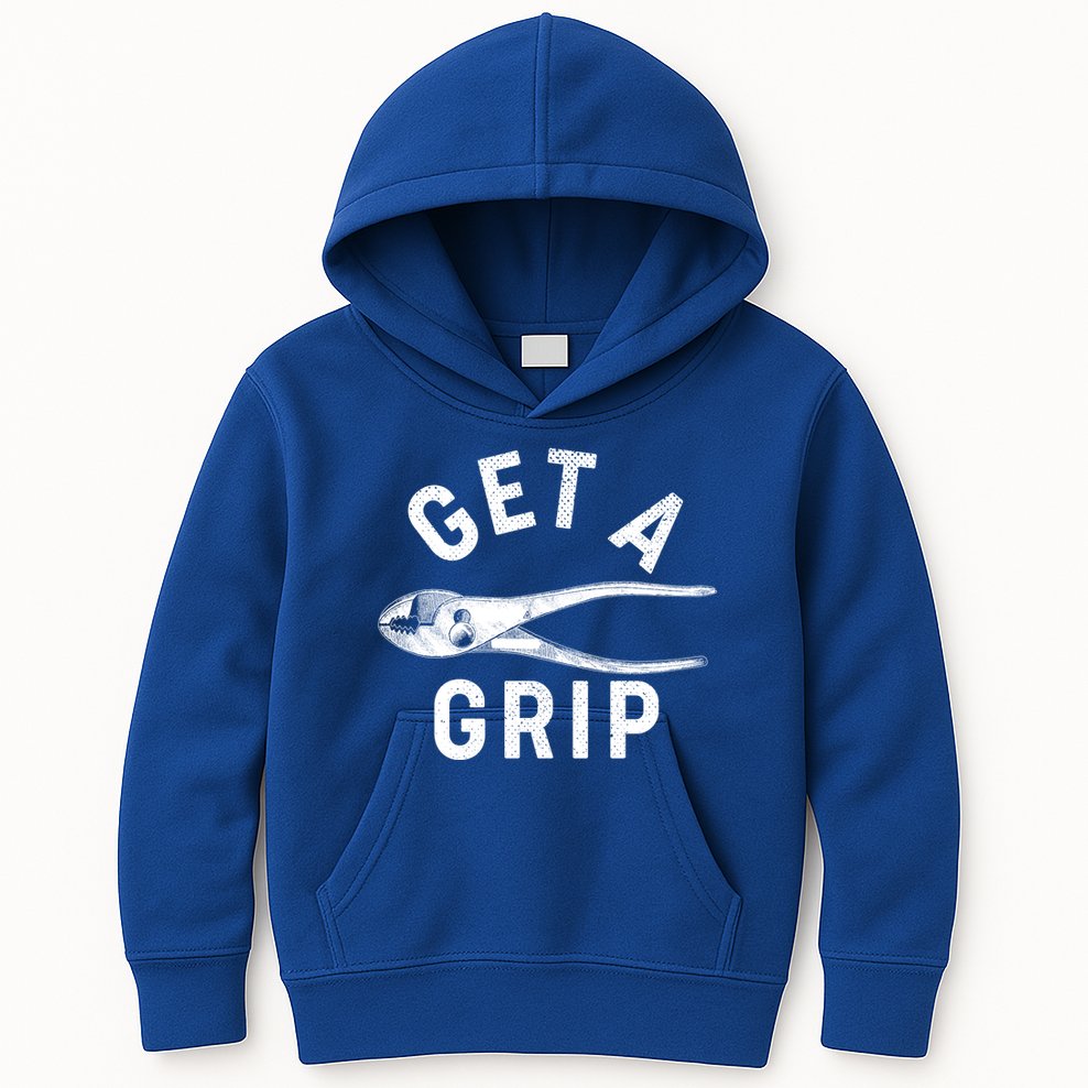 Funny Get A Grip Kids Hoodie