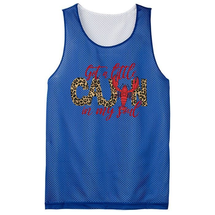 Funny Got A Little Cajun In My Soul Crawfish Season Great Gift Mesh Reversible Basketball Jersey Tank