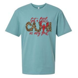 Funny Got A Little Cajun In My Soul Crawfish Season Great Gift Sueded Cloud Jersey T-Shirt