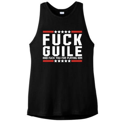 Fuck Guile And Fuck You For Playing Him Ladies PosiCharge Tri-Blend Wicking Tank