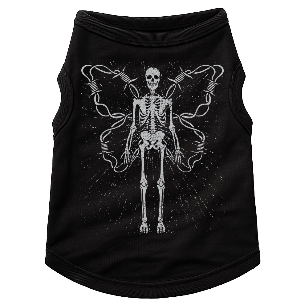 Fairy Grunge Aesthetic Fairycore Alt Goth Skeleton Doggie Tank