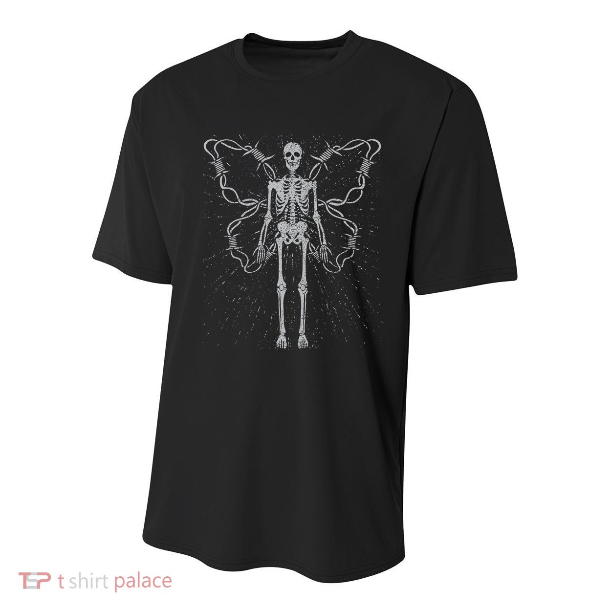 Fairy Grunge Aesthetic Fairycore Alt Goth Skeleton Youth Performance Sprint T-Shirt