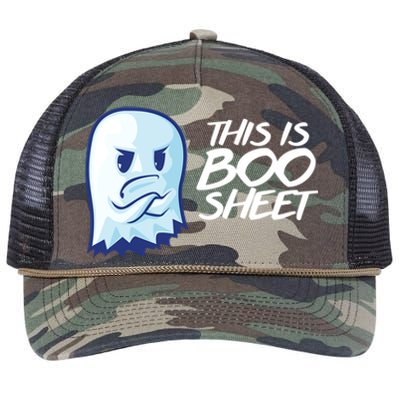 Funny Ghosgift Anti Costume This Is Boo Sheet Meaningful Gift Retro Rope Trucker Hat Cap