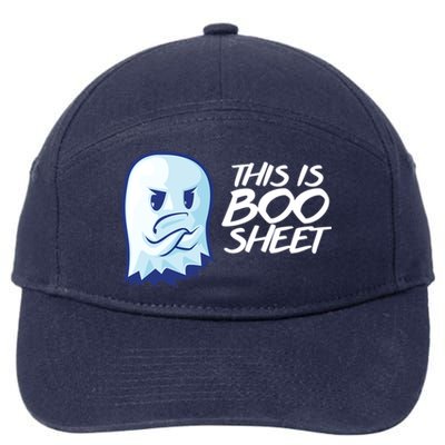 Funny Ghosgift Anti Costume This Is Boo Sheet Meaningful Gift 7-Panel Snapback Hat