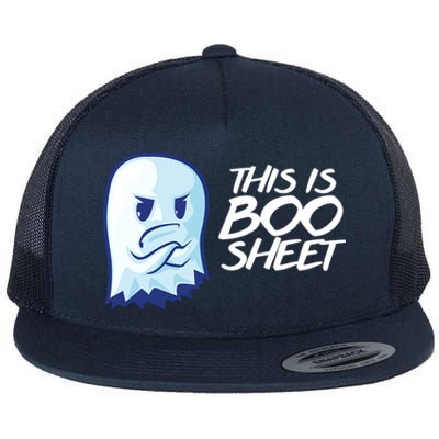 Funny Ghosgift Anti Costume This Is Boo Sheet Meaningful Gift Flat Bill Trucker Hat