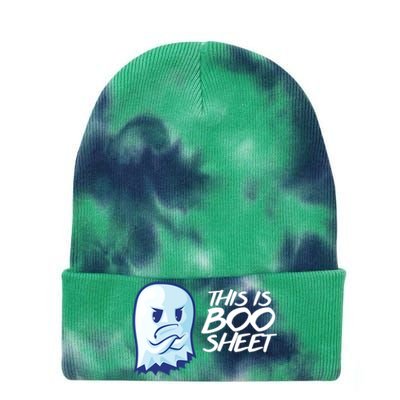 Funny Ghosgift Anti Costume This Is Boo Sheet Meaningful Gift Tie Dye 12in Knit Beanie