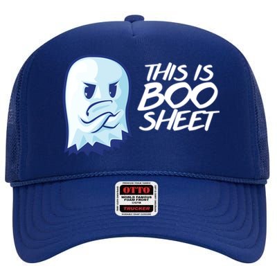 Funny Ghosgift Anti Costume This Is Boo Sheet Meaningful Gift High Crown Mesh Back Trucker Hat