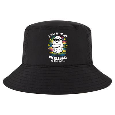 Funny Ghost A Day Without Pickleball Is Boo Sheet Cool Comfort Performance Bucket Hat