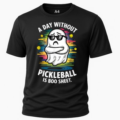 Funny Ghost A Day Without Pickleball Is Boo Sheet Performance Shirt
