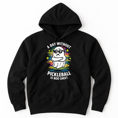 Funny Ghost A Day Without Pickleball Is Boo Sheet Hoodie