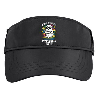 Funny Ghost A Day Without Pickleball Is Boo Sheet Adult Drive Performance Visor