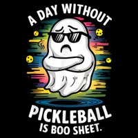Funny Ghost A Day Without Pickleball Is Boo Sheet Mug