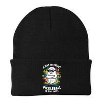 Funny Ghost A Day Without Pickleball Is Boo Sheet Beanie