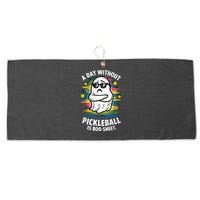 Funny Ghost A Day Without Pickleball Is Boo Sheet Large Microfiber Waffle Golf Towel