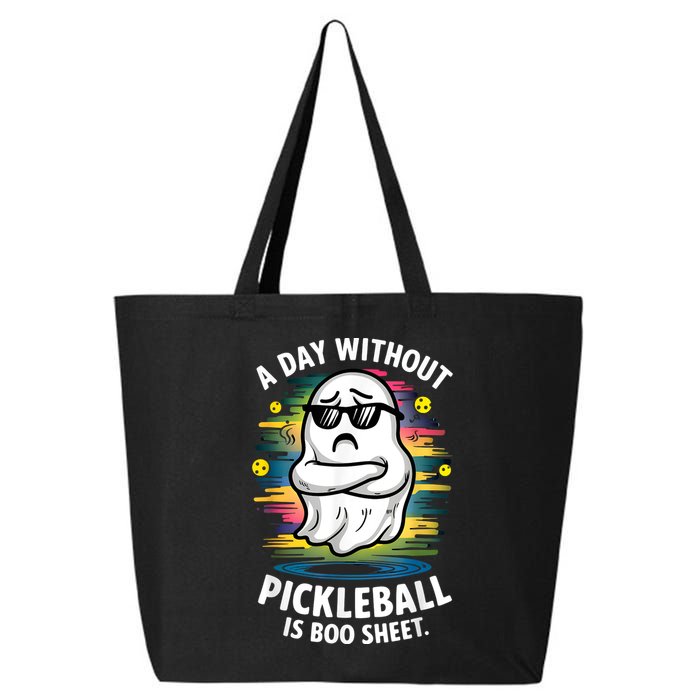 Funny Ghost A Day Without Pickleball Is Boo Sheet 25L Jumbo Tote