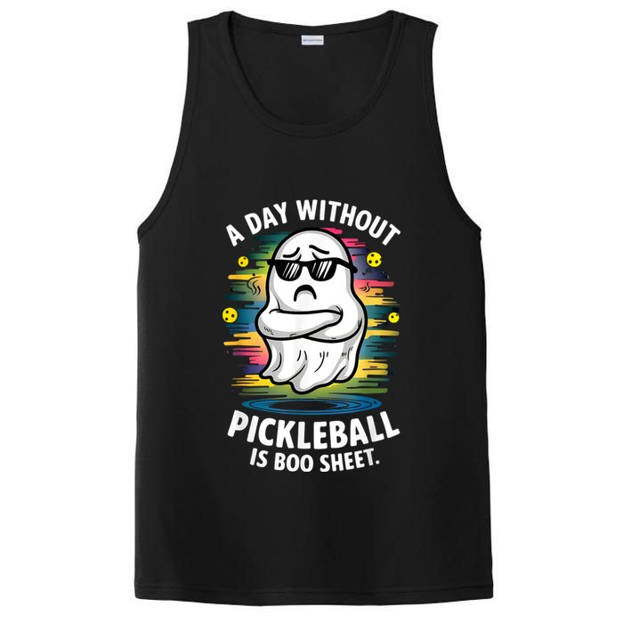 Funny Ghost A Day Without Pickleball Is Boo Sheet PosiCharge Competitor Tank