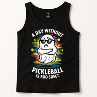 Funny Ghost A Day Without Pickleball Is Boo Sheet Tank Top
