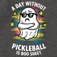 Funny Ghost A Day Without Pickleball Is Boo Sheet Vector Backpack