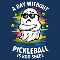 Funny Ghost A Day Without Pickleball Is Boo Sheet Infant Baby Jersey Bodysuit
