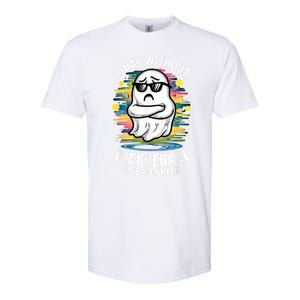 Funny Ghost A Day Without Pickleball Is Boo Sheet Softstyle CVC T-Shirt