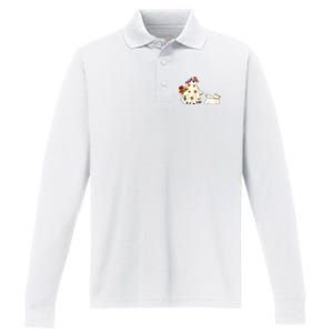 Funny Ghost And Dog Halloween Performance Long Sleeve Polo