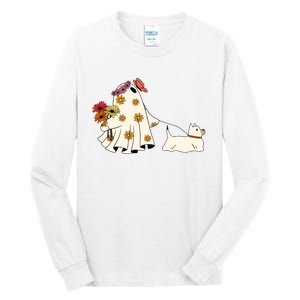 Funny Ghost And Dog Halloween Tall Long Sleeve T-Shirt