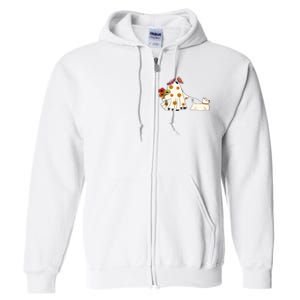 Funny Ghost And Dog Halloween Full Zip Hoodie