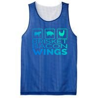 Funny Grill Brisket Bacon Wings Dad Fathers Day Gift Mesh Reversible Basketball Jersey Tank